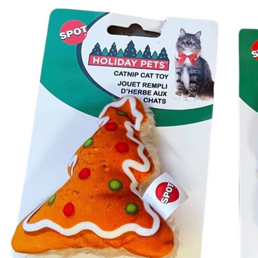 Spot Holiday Gingerbread Man House & Tree Toy Lot 3 Toys Pets Cat Cookie shape